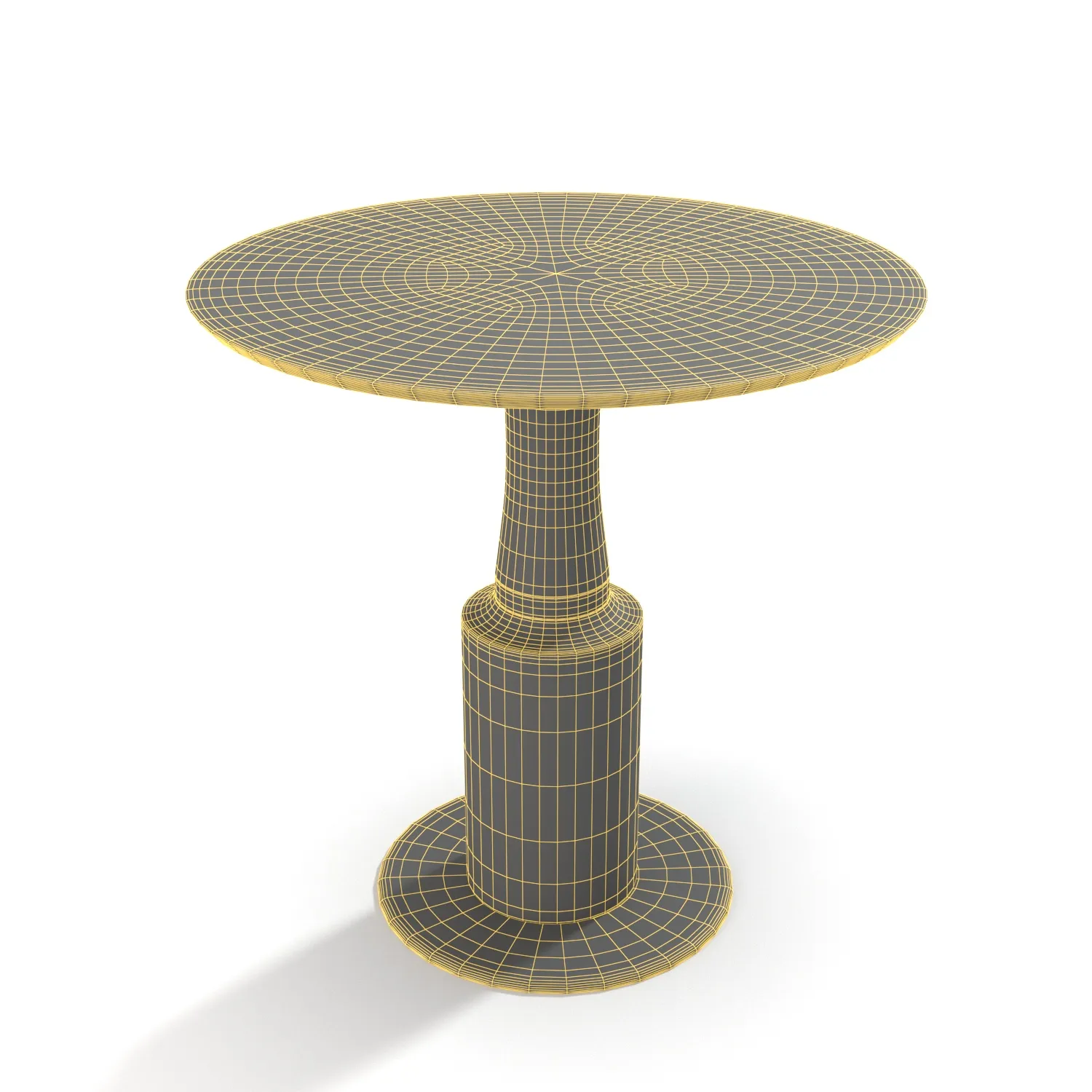 Twirl Dining Table PBR 3D Model_07